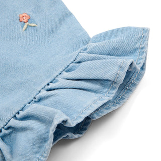 Детска Рокля с Къс Ръкав Denim