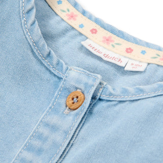 Детска Рокля с Къс Ръкав Denim