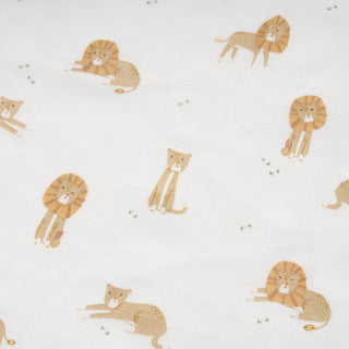 Бебешки Чаршаф с Ластик 40 x 80 см Safari Leo