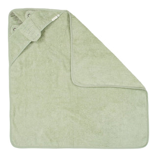 Бебешка Бродирана Хавлия с Качулка Safari Crocodile Green 75х75 см