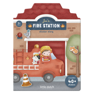 Книжка със Стикери Jim’s Firestation
