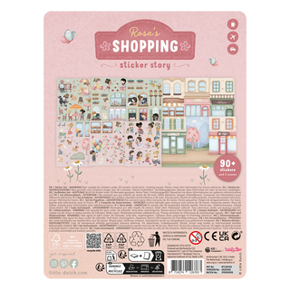 Книжка със Стикери Rosa’s Shopping