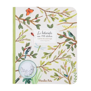Книжка за оцветяване с 148 стикера, The botanist
