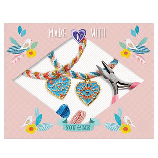 Комплект направи гривни You & me Friendships and hearts