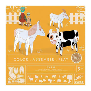 Комплект сглоби, оцвети и играй FARM