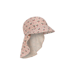 Konges Slojd Детска шапка за слънце MERLE, cherry pink motif