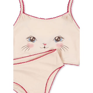 Konges Slojd Детски бански от две части KITTY, soft pink