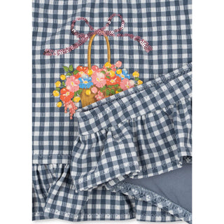 Konges Slojd Детски бански от две части SOLINE, vintage indigo