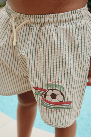Konges Slojd Детски бански шорти SEER ASNOU, tea stripe