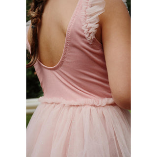Konges Slojd Детски цял бански AMANDINE, powder pink