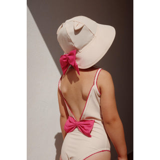 Konges Slojd Детски цял бански KITTY, soft pink