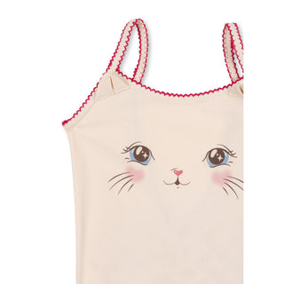 Konges Slojd Детски цял бански KITTY, soft pink