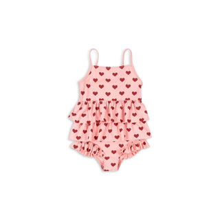 Konges Slojd Детски цял бански MANUCA, amour pink