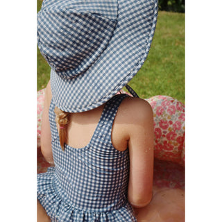 Konges Slojd Детски цял бански SOLINE, vintage indigo