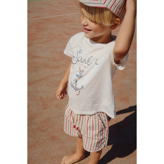 Konges Slojd Детски къси панталонки MARLON, antique stripe