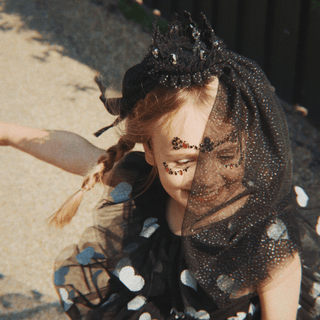 Konges Slojd Halloween Princess Crown - black