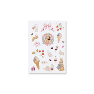 Konges Slojd Книжка със Стикери A STICKER A DAY - pink