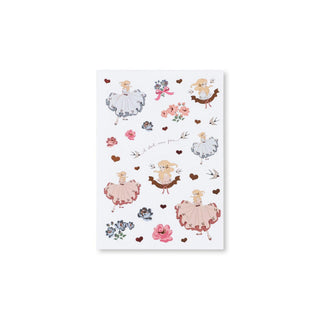 Konges Slojd Книжка със Стикери A STICKER A DAY - pink