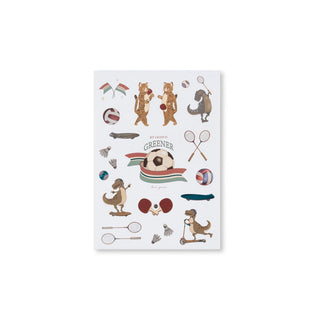 Konges Slojd Книжка със Стикери A STICKER A DAY - tiger