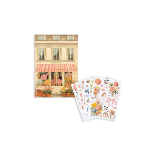 Konges Slojd Книжка за оцветяване със стикери HOUSE OF FLOWERS - multi