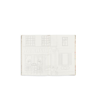 Konges Slojd Книжка за оцветяване със стикери HOUSE OF FLOWERS - multi