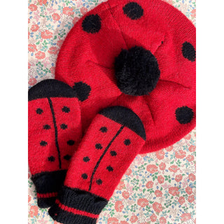 Konges Slojd Плетена барета LADYBUG -barbados cherry
