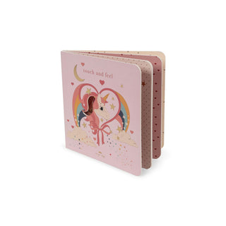 Konges Slojd Сензорна книжка Touch and feel- unicorn