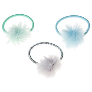 Ластици Fluffy Pom Pom Aquas