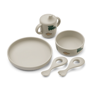 LIEWOOD Комплект за Хранене RYLE Dinosaurs / Mist