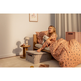LIEWOOD Кутия за съхранение с капак WESTON Bed Roller, Sandy
