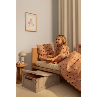 LIEWOOD Кутия за съхранение с капак WESTON Bed Roller, Sandy