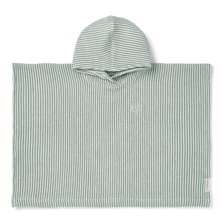 LIEWOOD Плажно Пончо PACO Stripe Peppermint / Creme de la creme