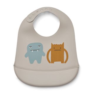 LIEWOOD Силиконови Лигавници TILDA Monster / Mist, 2 бр.