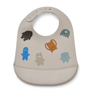 LIEWOOD Силиконови Лигавници TILDA Monster / Mist, 2 бр.