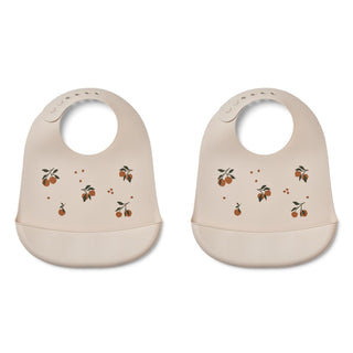 LIEWOOD Силиконови Лигавници TILDA Peach/Sandy, 2 бр.