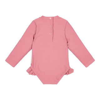 Детски Цял Бански Костюм с Дълъг Ръкав Dreamy Pink
