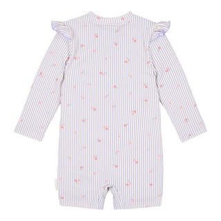 Детски Цял Бански Костюм с Дълъг Ръкав Dreamy Stripes