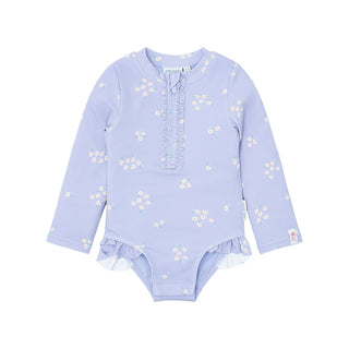 Детски Цял Бански Костюм с Дълъг Ръкав Dreamy Lavender