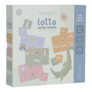 Little Dutch Настолна игра Лото, Safari Friends