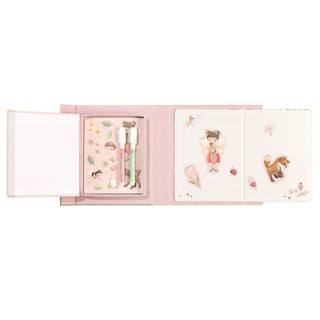 Комплект за оцветяване Rosa Fairy Garden + магнити и маркери