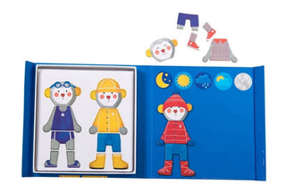 Магнитна игра I get dressed, Les Popipop