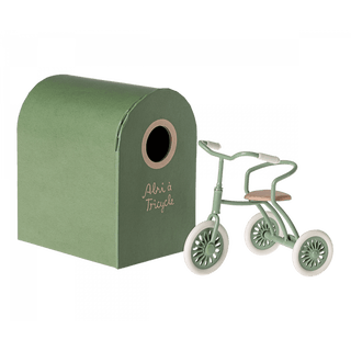 Maileg Abri à tricycle, Mouse - Green