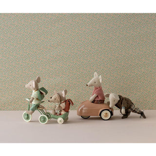Maileg Abri à tricycle, Mouse - Green