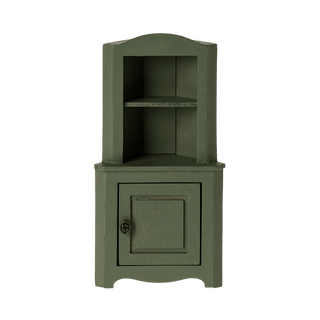 Maileg Ъглов шкаф, Mouse - Dark green