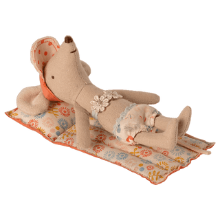 Maileg, Air mattress, Mouse - Flower