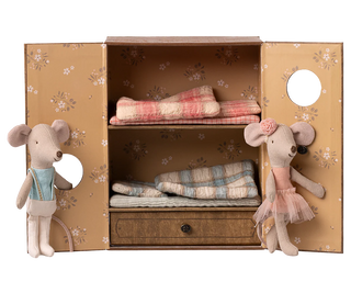 Maileg Балетни мишки в танцово студио, Little sister and brother