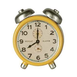 Maileg Alarm Clock, Mouse - Yellow