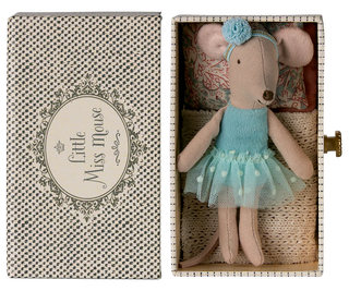 Maileg Балерина мишка в кутийка, Little sister