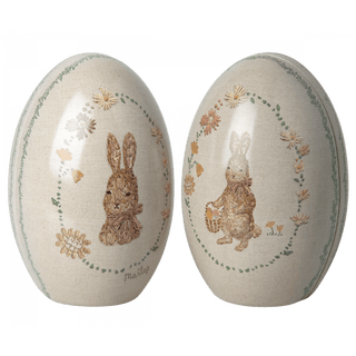 Maileg Easter egg set, Metal - Green