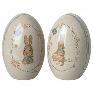 Maileg Easter egg set, Metal - Purple